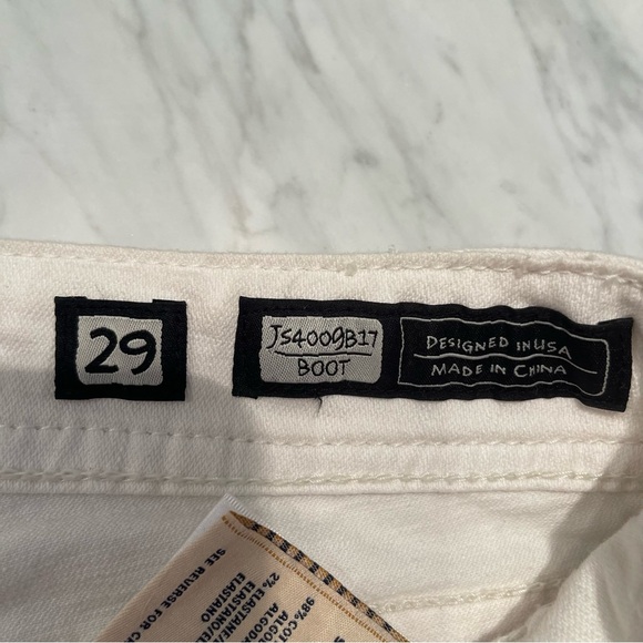 GUC MISS ME Low Rise White Jeans bootcut Sz 29 - Picture 3 of 7
